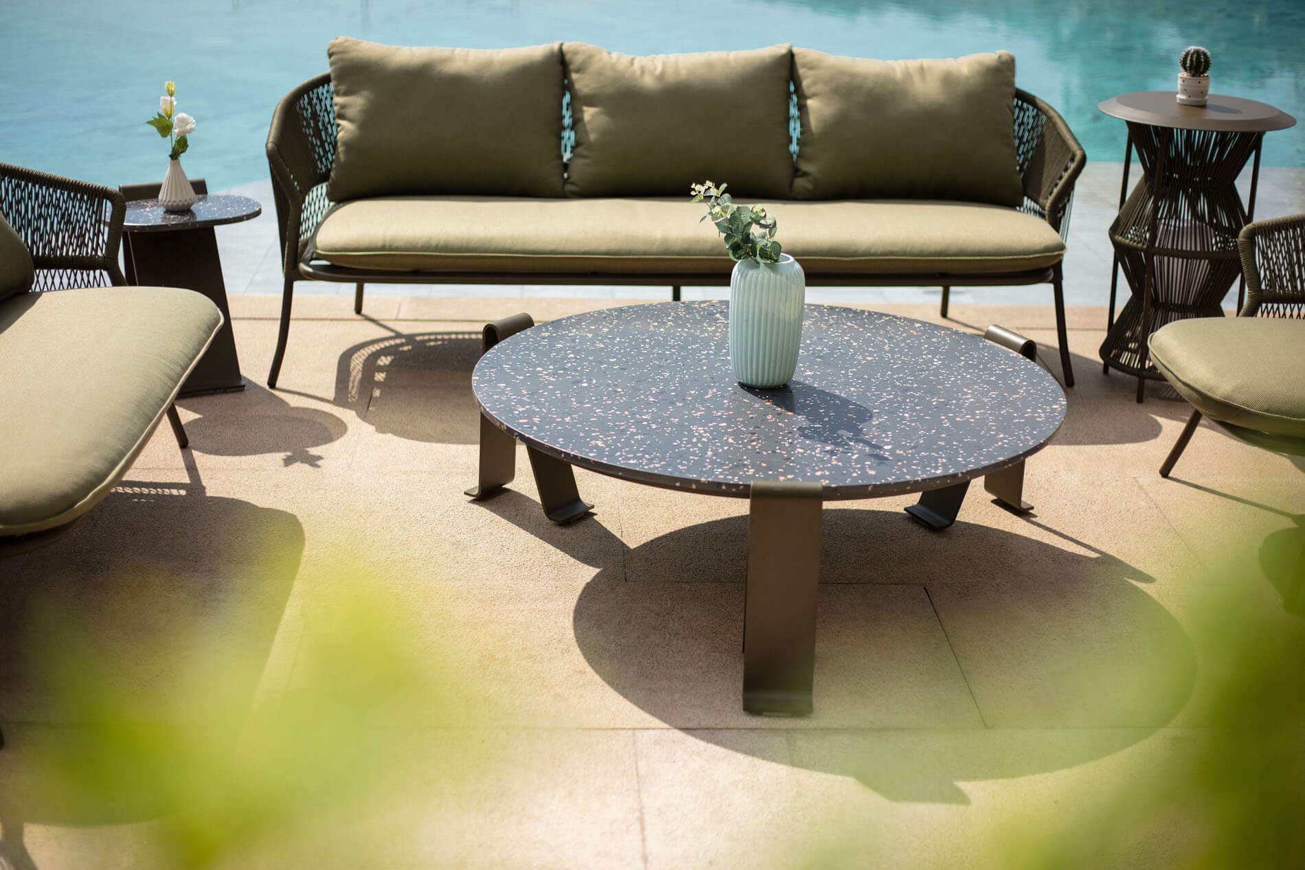 Reggio Triple Sofa - A bold and spacious statement for your living room by Poggesi USA